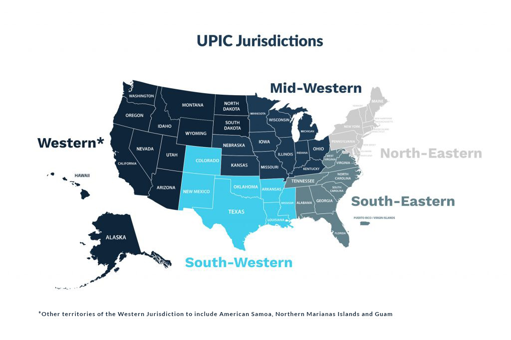 UPIC map